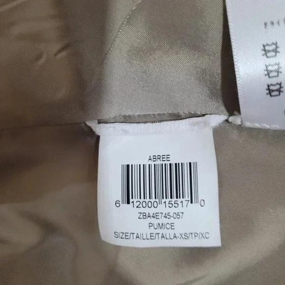 BCBGMaxAzria Abree‎ Jacket in Pumice - Size Extra Small - Picture 6 of 10